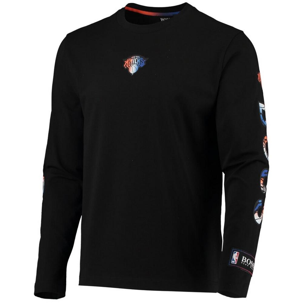 Boss Mens ThreeSixty New York Knicks Long-Sleeved T-Shirt