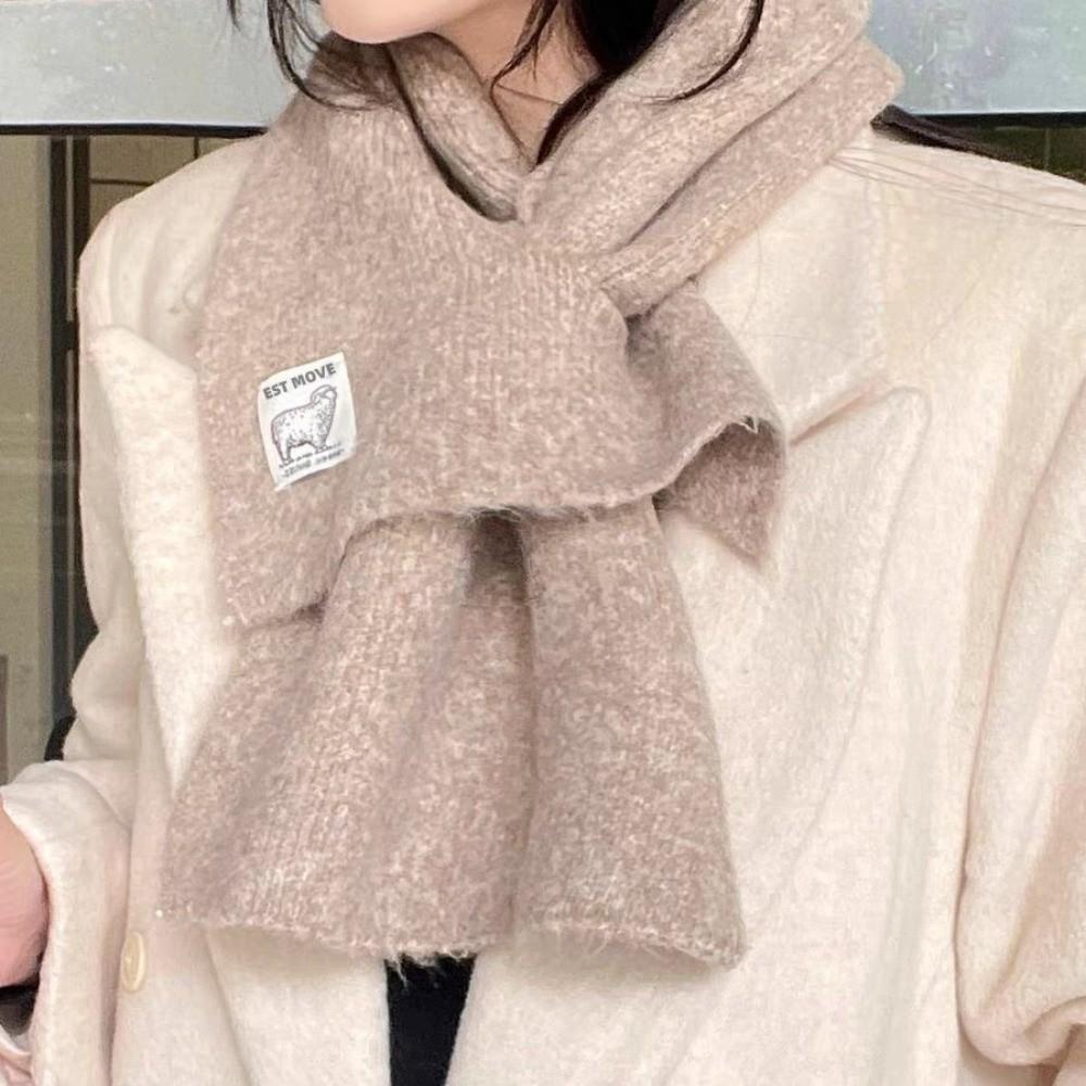 Fashion Design Cross Neck Scarf Warm Material Small Neck Scarves Decorative Collar Wrap For Women