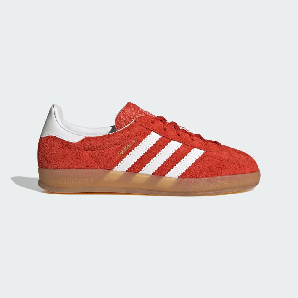 HQ8718 adidas Gazelle Indoor Ярко-оранжевый с коричневой подошвой (Женский)