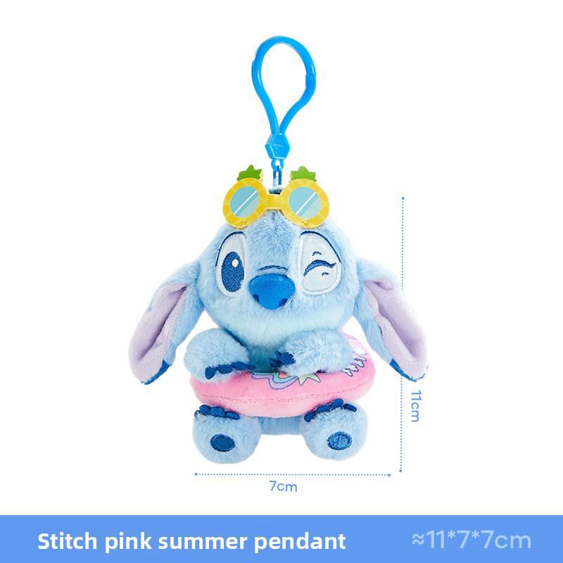 Плюшевый брелок Stitch с летним дизайном для детей и коллекционеров