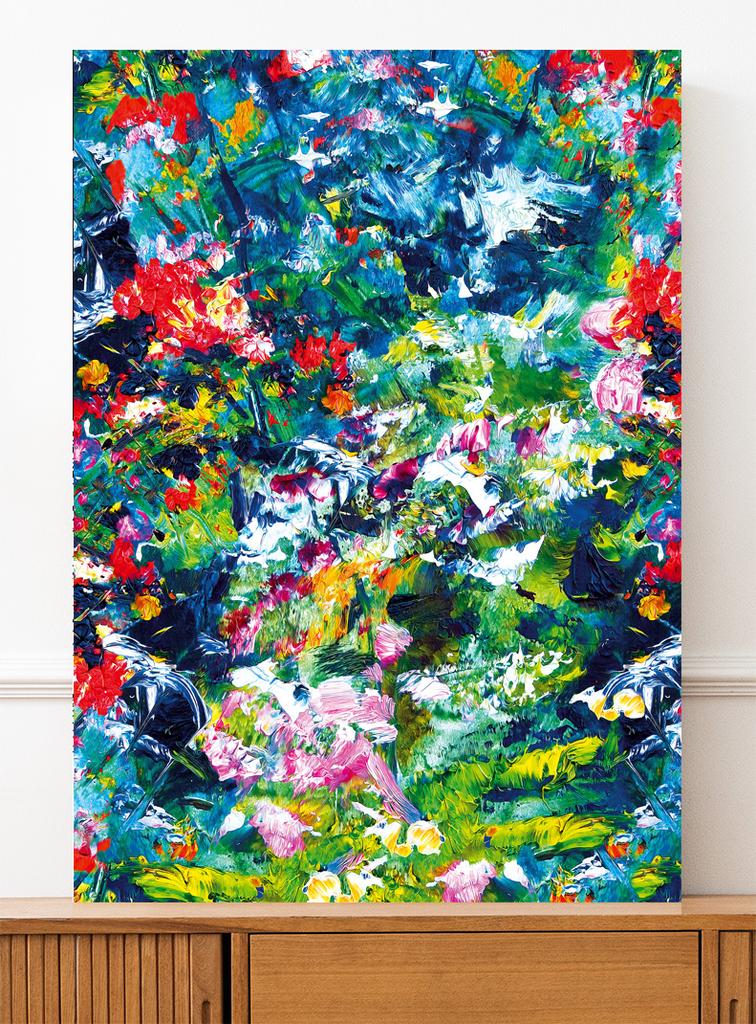 Плакат абстрактная живопись