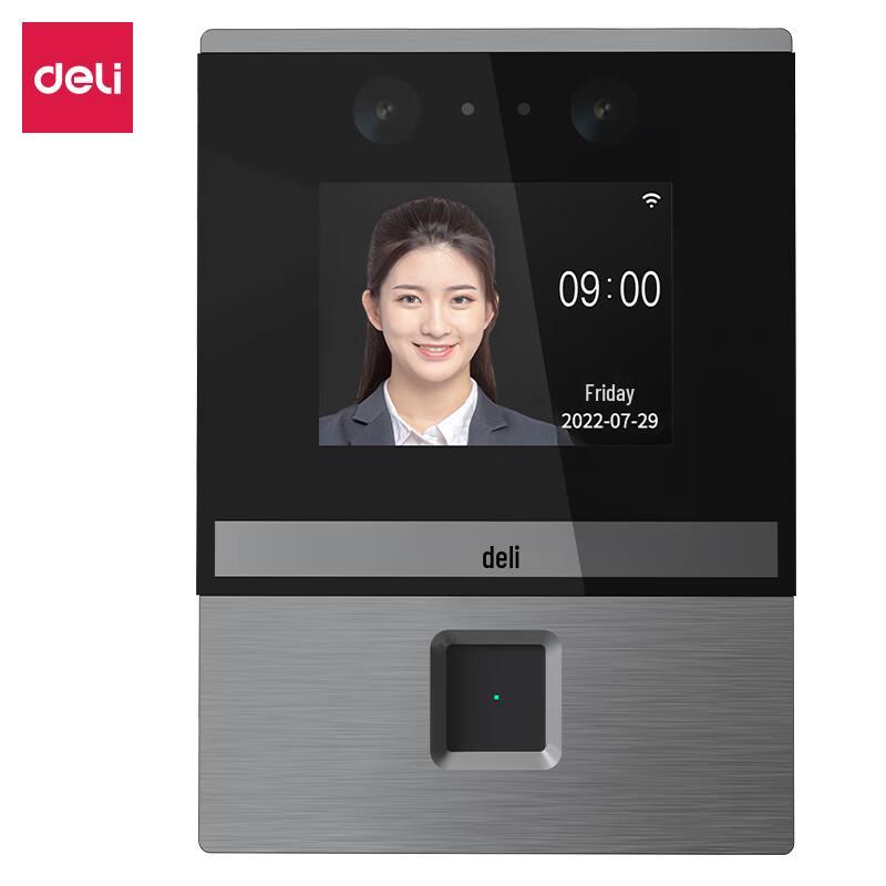 Deli DL-D3 Smart Face & Fingerprint Cloud Attendance System CN plug (adapter included)