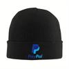 Логотип Paypal Теплая вязаная шапка Хип-хоп шапка-бини Осень Зима Уличные шапки-бини для унисекс взрослых