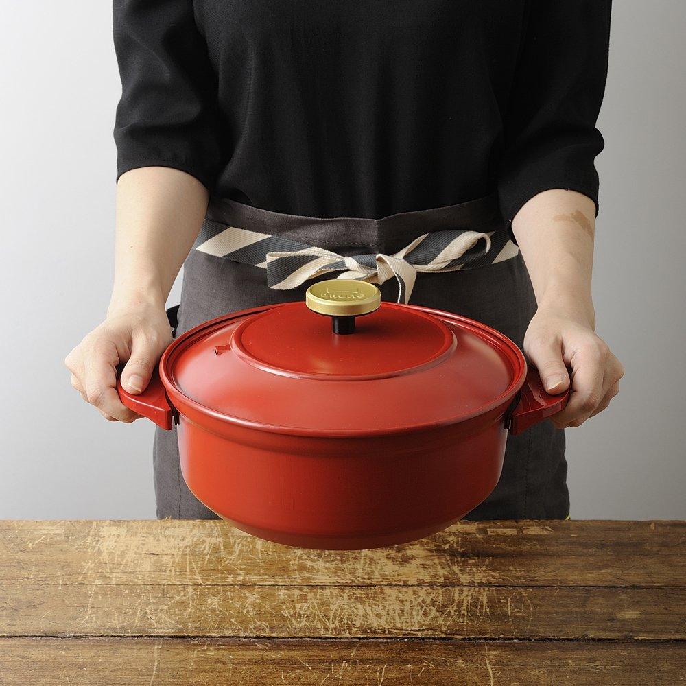 Горшок для гриля BRUNO красный BOE029-RD