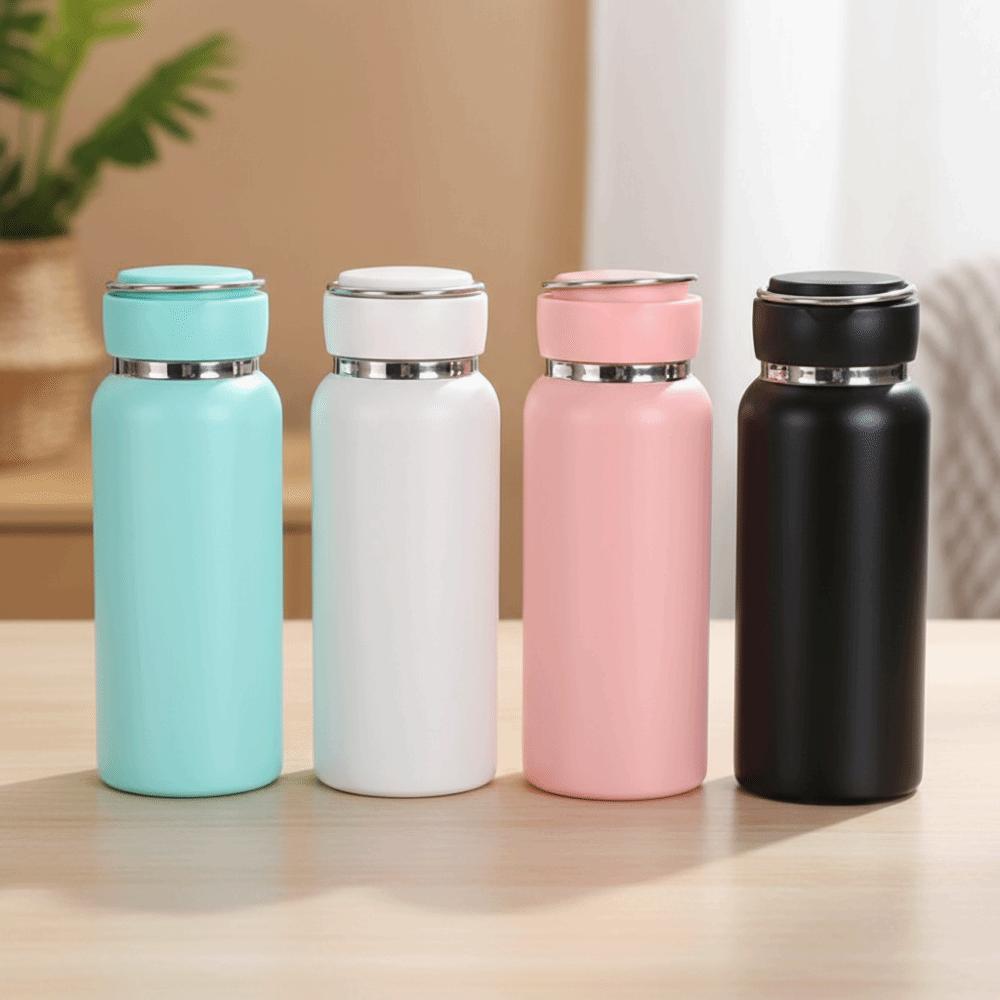 600ML Sport Thermos Cup Large Capacity Vacuum Flask Insulated Water Bottle  Outdoor Activities