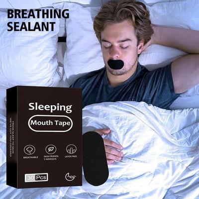Пластырь для коррекции орального дыхания, пластырь для закрытого рта, наклейка против дыхания во сне, предотвращение N7G5