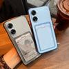 Ударопрочный прозрачный чехол для OPPO A98 5G с кардхолдером