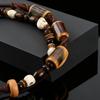 Винтажный Череп Кокосовая Скорлупа Деревянные Бусины Двухслойный Кожаный Браслет на Лодыжку для Мужчин Регулируемый Браслет на Лодыжку Летние Пляжные Украшения