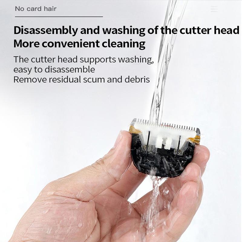 Профессиональный электрический парикмахерский набор, электрическая машинка для стрижки волос, бритва, ножницы для стрижки волос с легкой головкой, перезаряжаемая машина для стрижки волос для мужчин