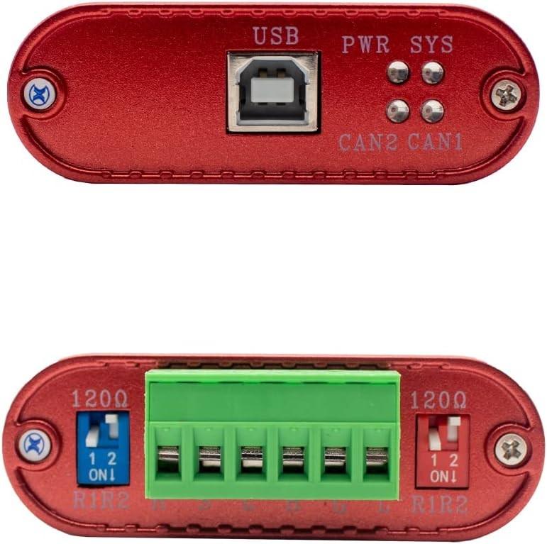 CANalyst-II USB-CAN анализатор Поддержка адаптера преобразователя CAN-BUS ZLGCANpro