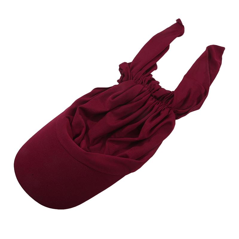 Baseball Caps Shawl Design Women Muslim Low Profile Fitted Hat Summer Soft Breathable Headscarf