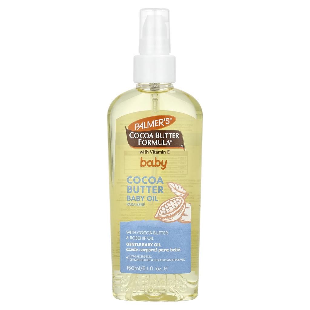 Palmer's Baby, Cocoa Butter Formula® with Vitamin E, Cocoa Butter Baby Oil, 150 Ml (5.1 Fl Oz)
