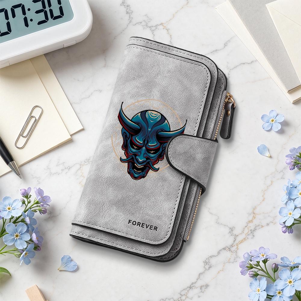 Fashion Printed Long Wallet Portable Multifunctional Card Holder Purse