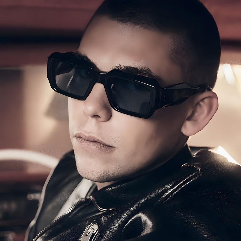 New Brand Rectangle Sunglasses Women Men Shades Retro Square Black Sun Glasses Eyewear Trendy Punk Eyeglasses For Male Uv400