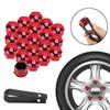Auto Hub Screw Cover 21mm Universal Protection Caps Bolt Rim Car Wheel Nut Caps Exterior Decoration Dust Proof 20 PCS