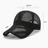 Men's Duck Tongue Hat Spring/Summer Breathable Mesh Hat Sunvisor Hat Comfortable Skin-Friendly Caps for Male