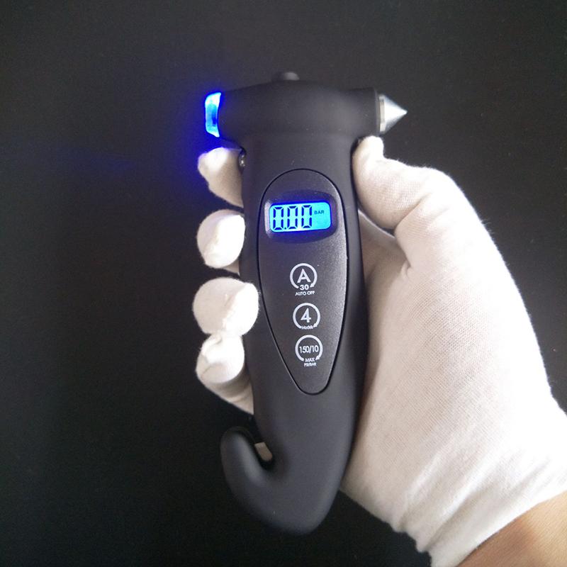 Цифровой автомобильный шинный манометр измеритель давления воздуха в шинах ЖК-дисплей манометр барометры тестер для автомобиля грузовик мотоцикл