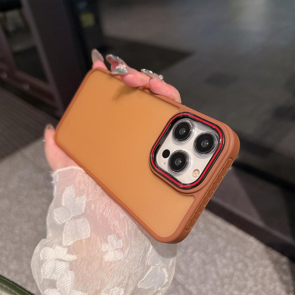 For iPhone 15 Pro Case PC + TPU Anti-Slip Matte Phone Cover