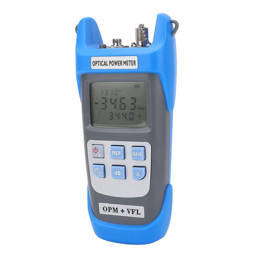 Оптический измеритель мощности 3 в 1, портативный перезаряжаемый тестер оптоволокна, визуальный локатор неисправностей со светодиодом Li