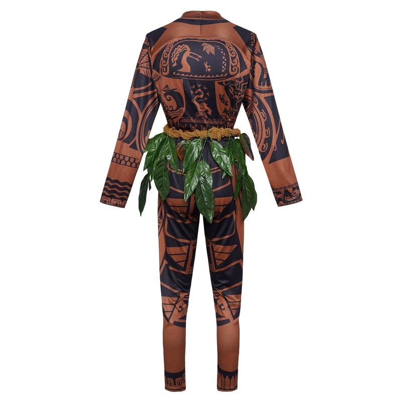 Moana Maui Men's Suit Printed Stage Costume Children's Halloween Costume