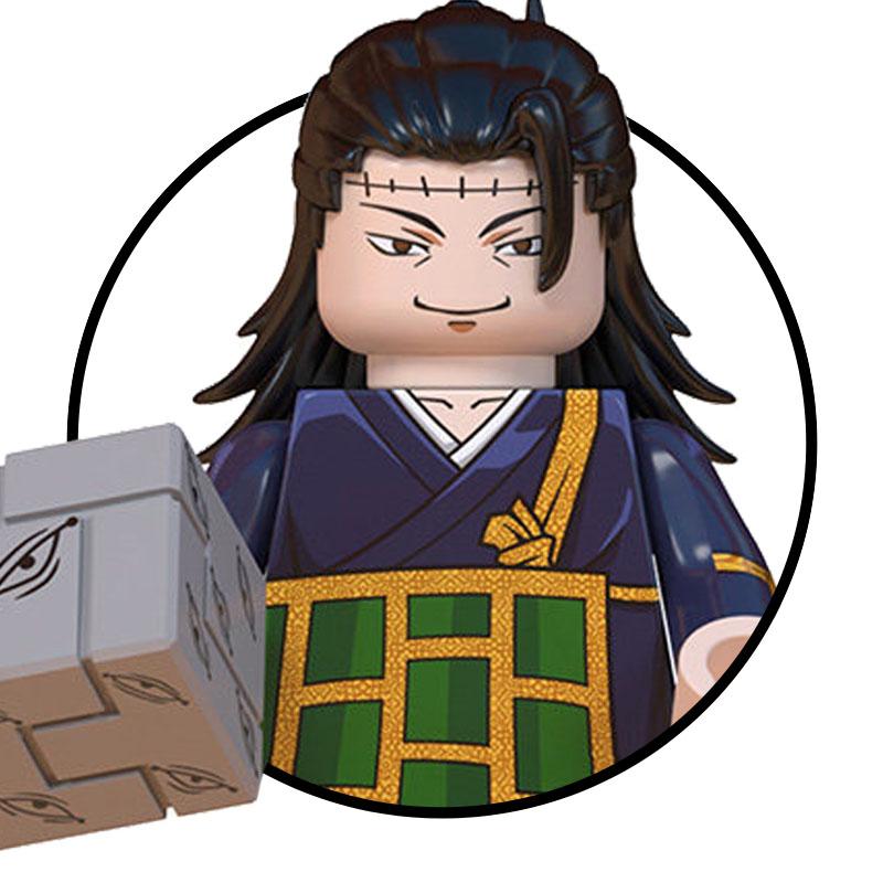 40pcs Jujutsu Kaisen Building Blocks Itadori Yuji Gojo Satoru Ryomen Mini Action Figure Accessories Christmas Gift for Kids