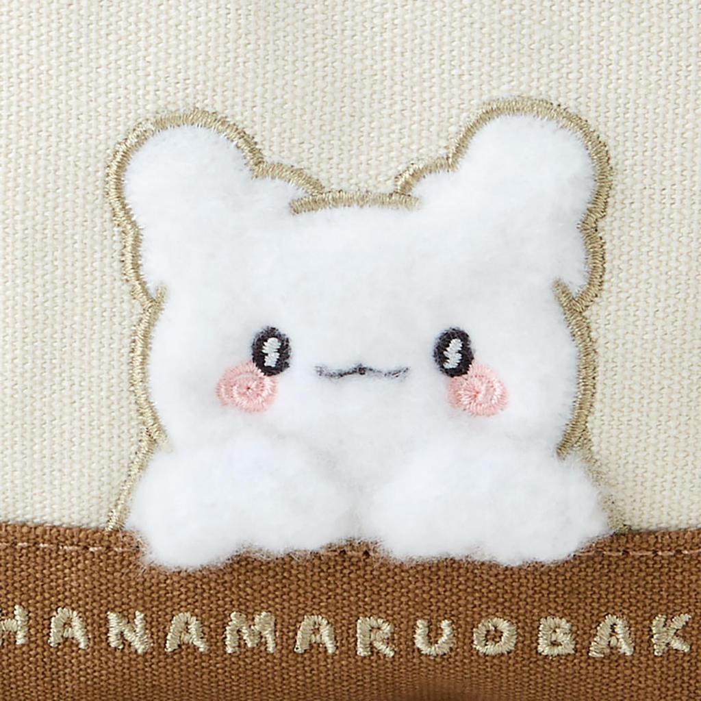 Косметичка Sanrio Hanamaru 13 см в ширину x 4 см в глубину x 10 см Полиэстер и 931012 (Всегда вместе!) Призрак, Прибл.. Высокий, Хлопок,