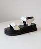 Twvp Muare Platform Sandals Ivory
