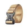 "4.3cm Wide Tactical Snake Buckle Canvas Belt for Men - Second Generation Outdoor Fashion"