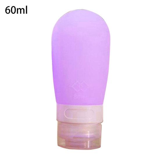 Контейнер для жидкости, герметичная нескользящая силиконовая упаковочная бутылка для шампуня для дома