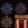 Снежинка Окно Светодиодная Гирлянда Подсветка Дом Вечеринка Рождество Рождественское Украшение Звезда