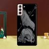 Чехол для телефона с изображением черепа ворона для Samsung Galaxy S23 S22 Ultra S20 FE S9 S10 Note 10 Plus S21 FE S21 Ultra