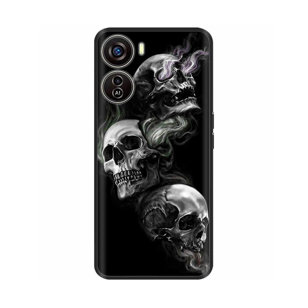 Чехол для ZTE Blade V50 Design 5G Мягкий силиконовый чехол для телефона для ZTE Blade V50 Design 4G 5G Ударопрочный корпус Задняя крышка Coque