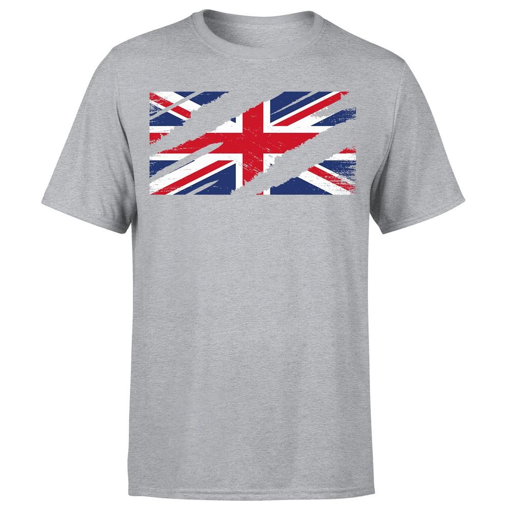 Torn Union Jack Flag TShirt Funny Country British Football Unisexs T ShirtOrP1A