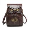 Creative Niche Owl Design Medieval Retro Style Ladies One-shoulder Messenger Bag Small Square Bag