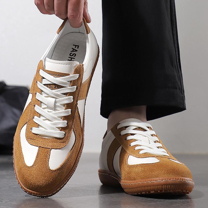 Мужская обувь весна новая мода кожаные кеды тренд универсальная спортивная повседневная мужская дышащая кожаная обувь