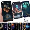 Sky Space Planet Moon Stars Soft Black Phone Case For Iphone 14 Pro Max 13 12 11 Pro Max Xs Max 8 7 Plus X Se Xr 12mini 13mini