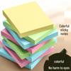 Colorful Strong Adhesion Sticky Notes for Students - Self-Adhesive Memo Stickers
