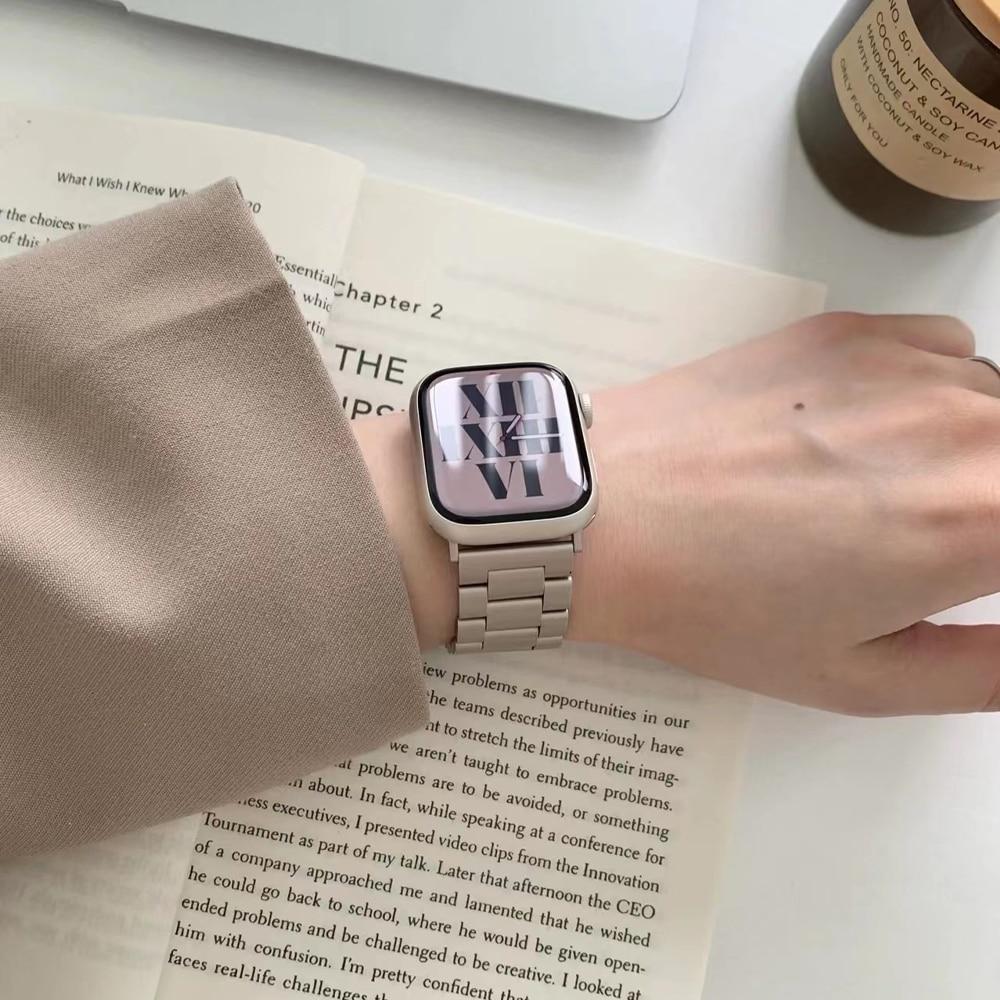 Женский браслет серии Star Light для Apple Watch Ultra 8 7 6 3 4 5 se 2 1 ремешок для iWatch Ultra 49 мм 41 мм 45 мм 40 мм 38 мм 42 мм 44 мм