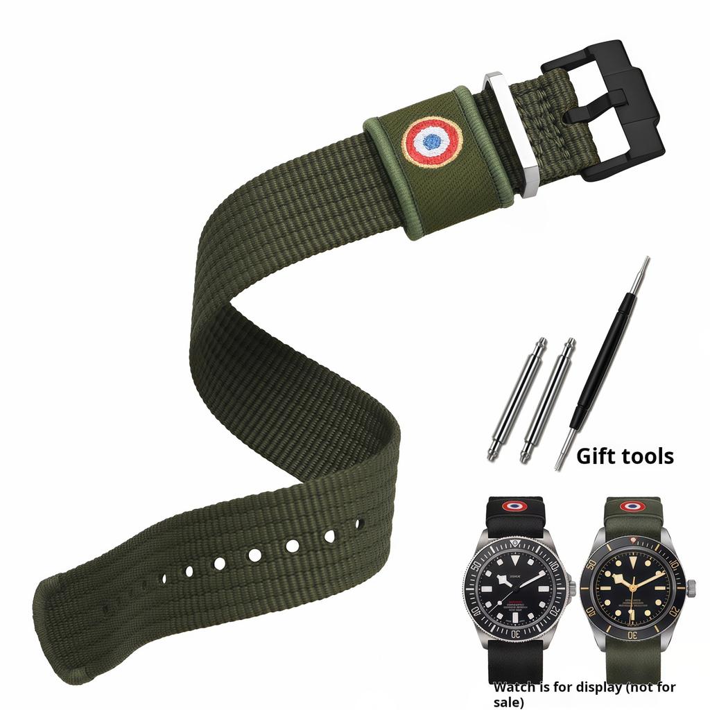 Для Tudor Black Bay Red Flower Pelagos Ремешок для часов M2542G M25707B m25727k 22 мм Нейлоновый ремешок для часов для активного отдыха и спорта Мужской Мягкий браслет