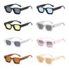 Trendy Thick Square Sunglasses Chunky Beach/Travel/Streetwear Rectangle Shades UV400 Protection Eyewear for Women & Men