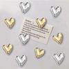 20 шт. магниты на холодильник наклейки на холодильник в форме сердца 20 мм милый маленький магнит для холодильника золото серебро офис доска шкафчик магнитный