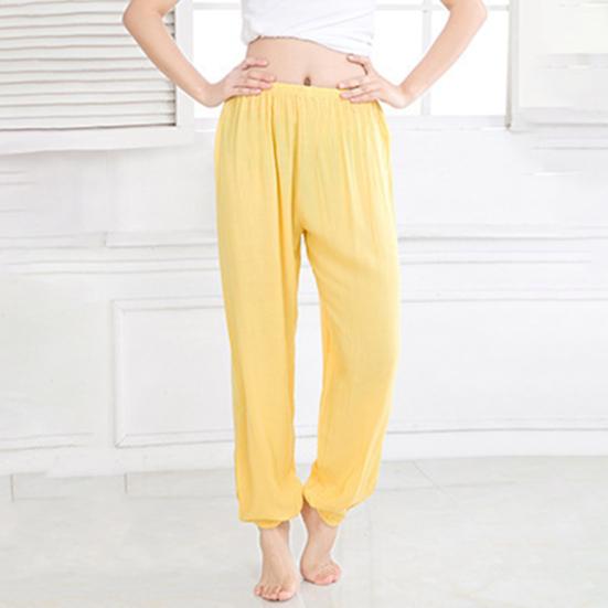 Унисекс шаровары средней посадки с эластичной резинкой на талии повседневные свободные брюки однотонные спортивные легкие брюки универсальная одежда