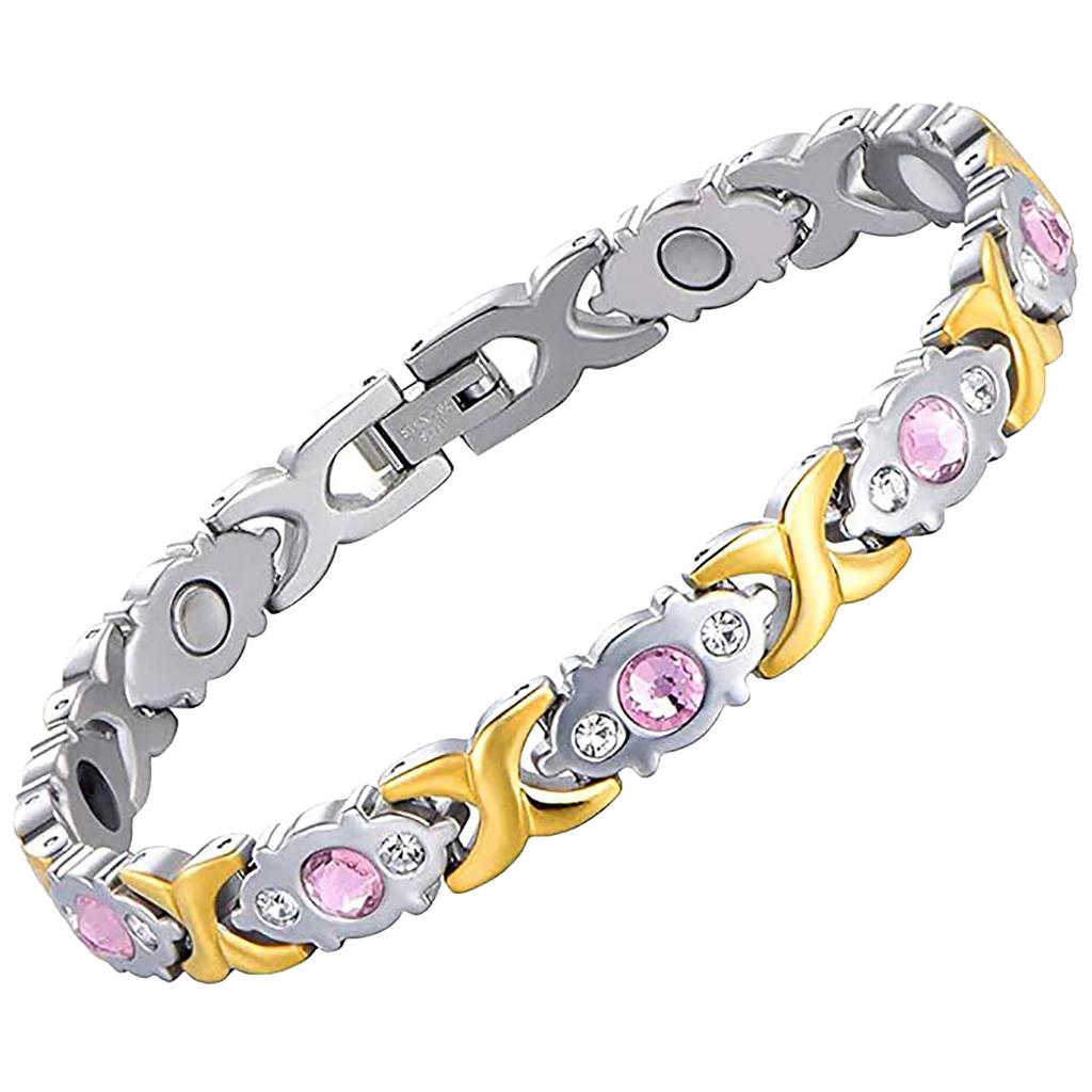 Желаю новый съемный магнитный браслет, европейская и американская мода, мужской браслет с бриллиантами, трансграничные ювелирные изделия