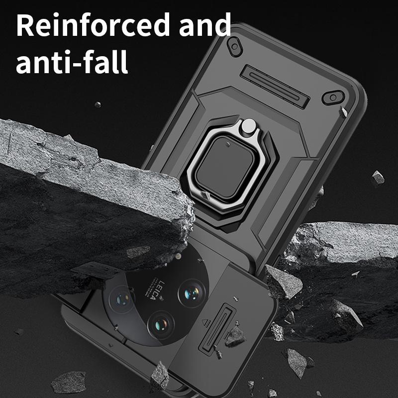 Для чехла Xiaomi 14 Ultra Роскошный автомобильный магнитный держатель Бронированная задняя крышка Для Xiomi14 Xiaomi Mi14 Mi 14 Ultra 5G 2024 Чехлы для телефонов