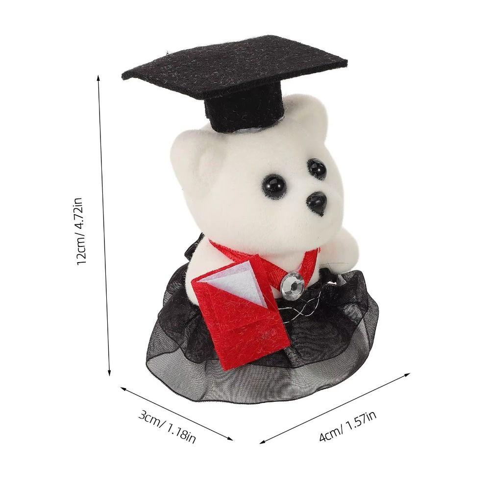 10 Pcs/set Graduation Ceremony Graduation Bear Doll Bouquet Bachelor Bear Plush Toy Student