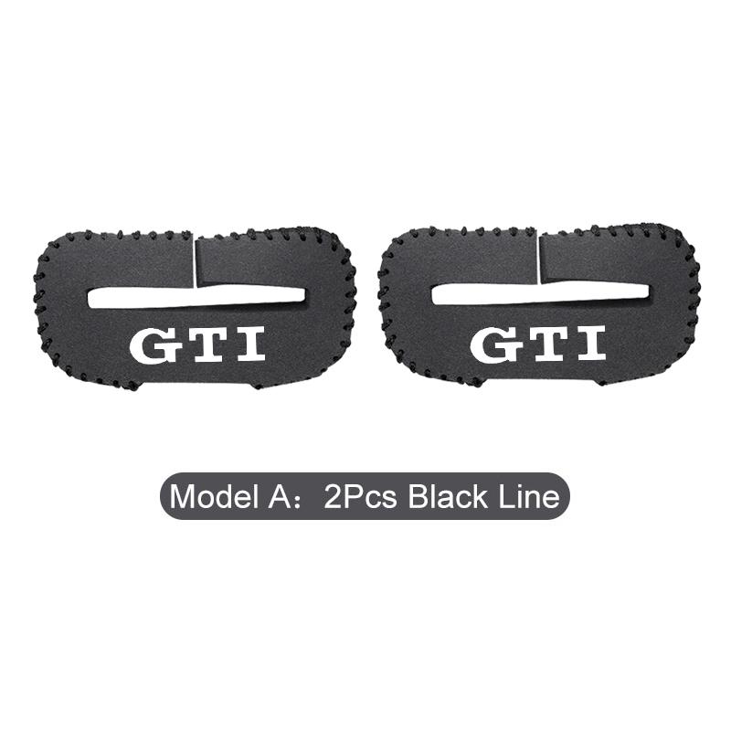 Valve Stems Caps Car Seat Belt Buckle Suede Wear Resistant Protector Cover For Volkswagen VW RLine R Golf Amarok Tiguan Eos Cadd