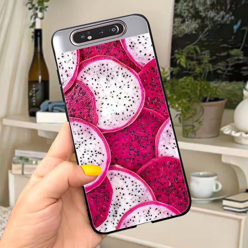 Case For Samsung A80 Case Soft Silicone Cartoon Back Cover For Samsung Galaxy A80 GalaxyA80 A 80 A805 Fundas shell Black coque