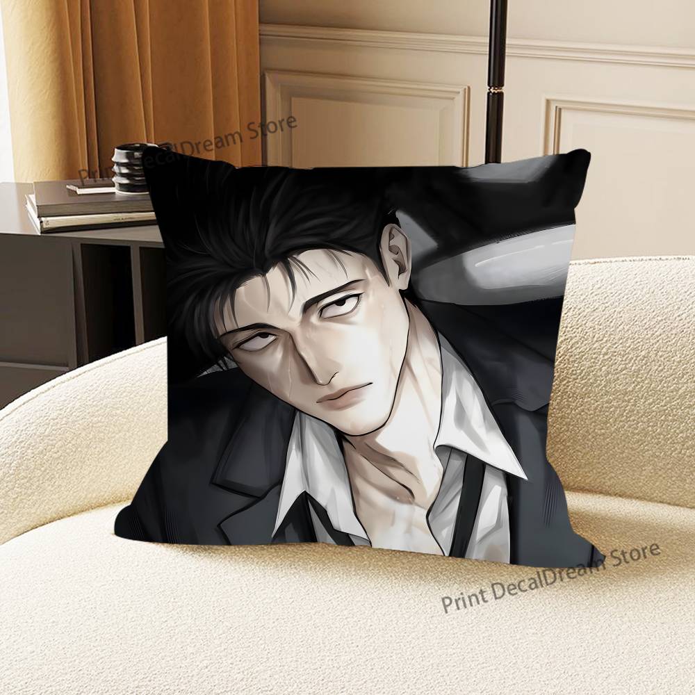 Cool H-Hiromi Higuruma Pillow Case For Sofa Decor Car Office Room Printing Cushion Cover Decorations and Protector
