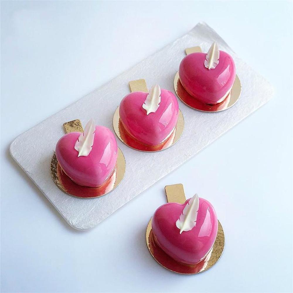 Силиконовые формы, форма для мусса, торта, 8 отверстий, сердце, торты, мусс, форма для французского десерта, инструменты для выпечки кондитерских изделий