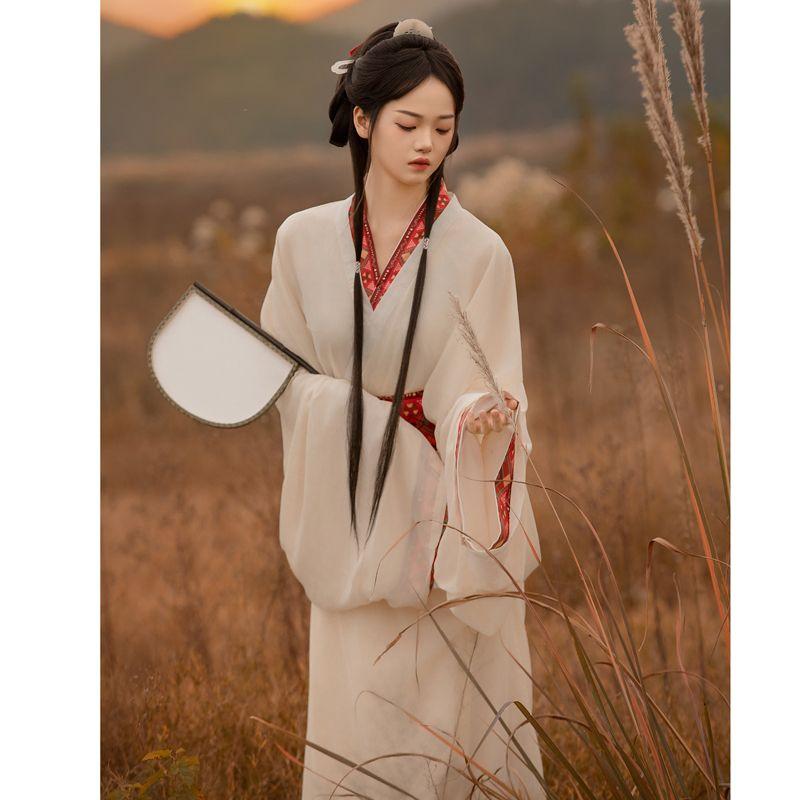 Китайский стиль династии Цинь и Хань, гробница Машань Чу, Чжан го, халат, большой объем, хвостовой костюм